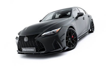 💫ART.8971 Street Pro Splitter Anteriore + Flaps per  Lexus IS 500 Mk3 (XE30)💫