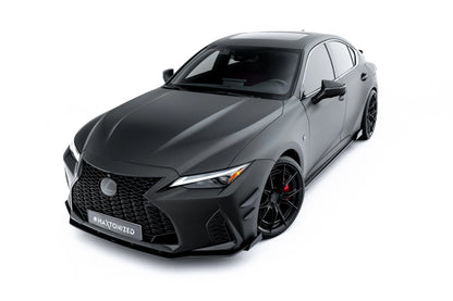💫ART.8971 Street Pro Splitter Anteriore + Flaps per  Lexus IS 500 Mk3 (XE30)💫