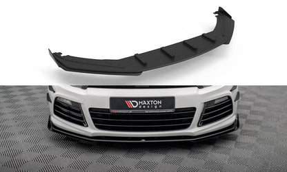 STREET PRO SPLITTER ANTERIORE + FLAPS adatto per VOLKSWAGEN SCIROCCO R MK3