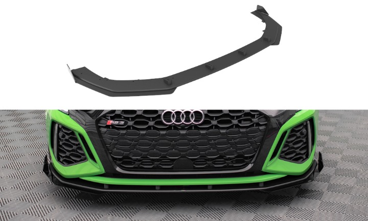 ⭐Street Pro V.1 Front Splitter + Audi RS3 8Y Wings⭐