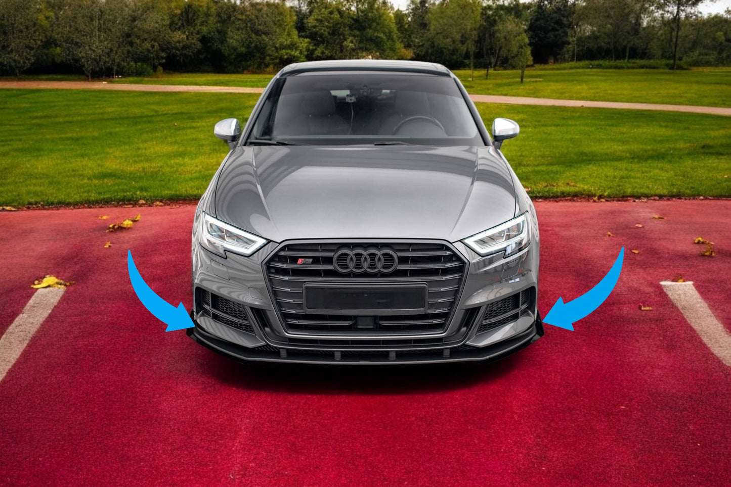 ⭐️Splitter Street Pro V.1+flap Suitable for Audi S3/A3 S-Line Sportback 8V⭐️