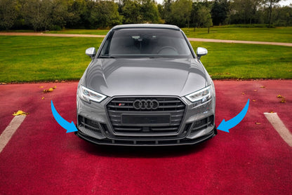 ⭐️Splitter Street Pro V.1+flap Suitable for Audi S3/A3 S-Line Sportback 8V⭐️