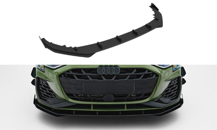 🔥Front splitter Street Pro V.1+flap Audi S3 Sportback/A3 S-line Sportback🔥