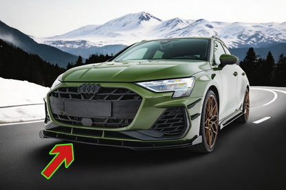 🔥Front splitter Street Pro V.1+flap Audi S3 Sportback/A3 S-line Sportback🔥
