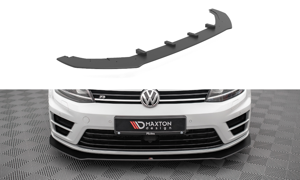 SPLITTER ANTERIORE STREET PRO V.1 ADATTO PER VOLKSWAGEN GOLF R MK7 2013-2016