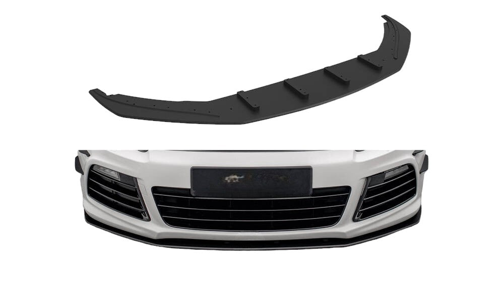 SPLITTER ANTERIORE STREET PRO + FLAPS VOLKSWAGEN SCIROCCO R MK3