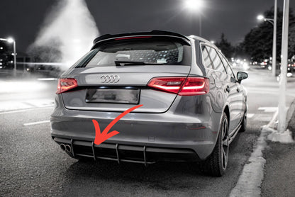 😎Street Pro Rear Diffuser Suitable For Audi A3 Sportback 8V😎