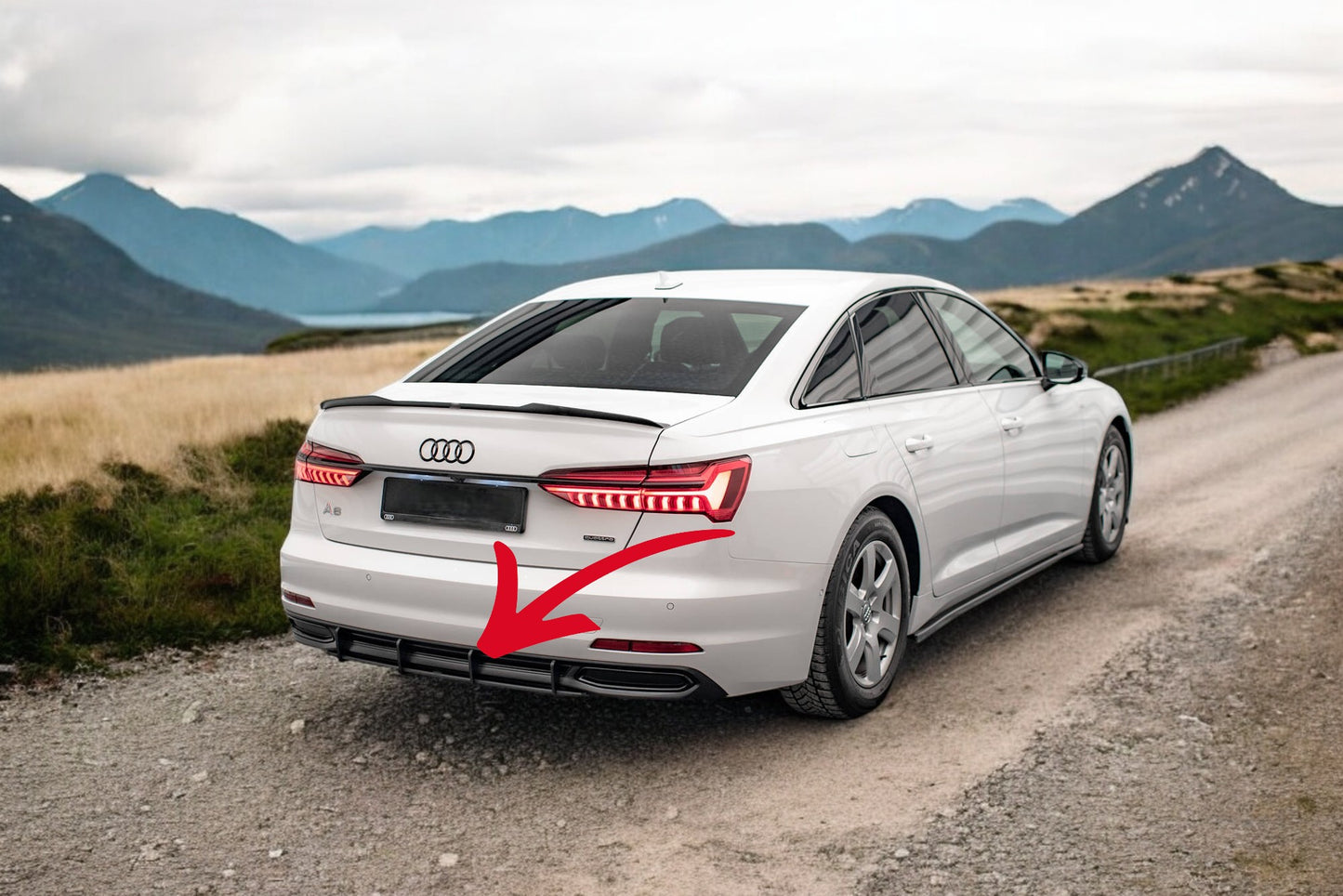 🌺Street Pro Rear Diffuser Suitable For Audi A6 C8🌺