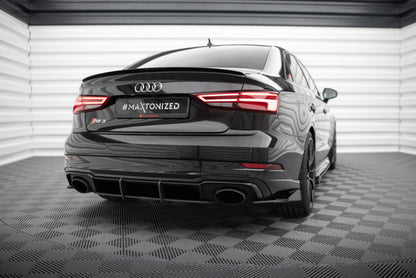 DIFFUSORE POSTERIORE STREET PRO adatto per AUDI RS3 BERLINA 8V LIFTING 2017-2020