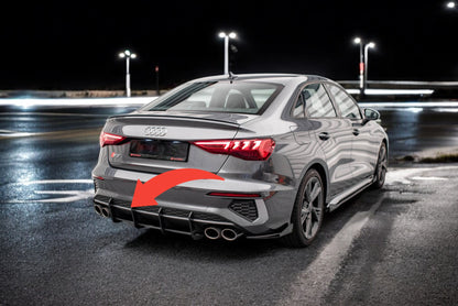 🤩Street Pro Rear Diffuser Suitable For Audi S3 Sedan 8Y🤩