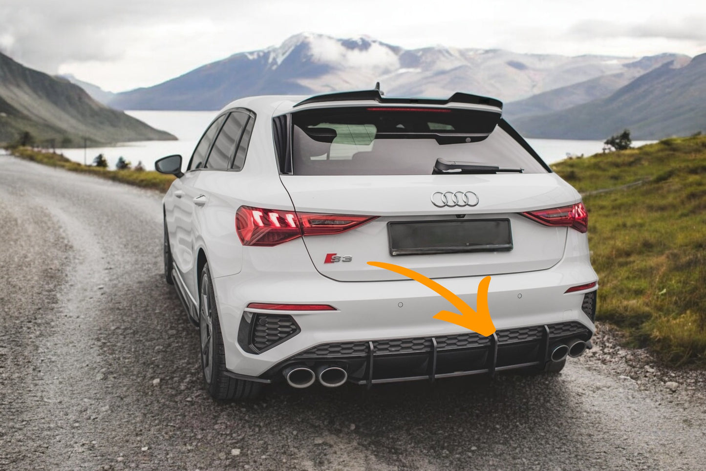 😎Street Pro Rear Diffuser Suitable For Audi S3 Sportback 8Y😎