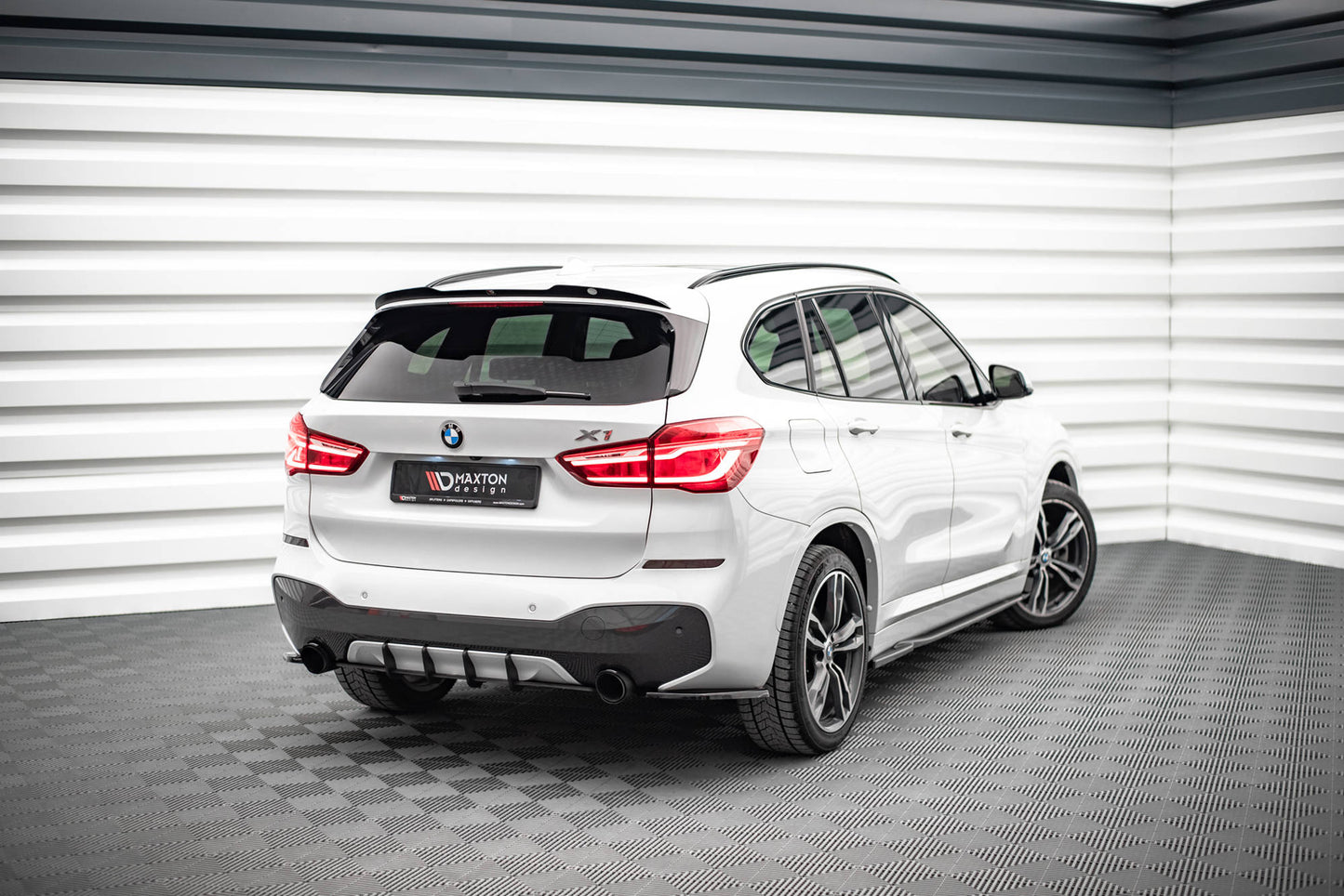 💫ART.8876 Street Pro Diffusore Posteriore per BMW X1 M-Pack F48 2015-2019💫