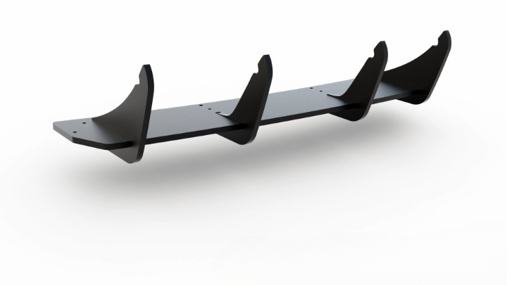 🔥Diffusore posteriore nero luci V.1 adatto per Audi RS3 8V Sportback🔥