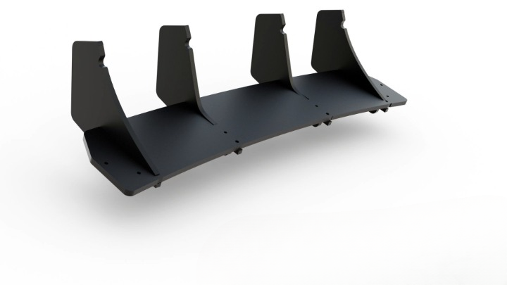 🔥Diffusore posteriore nero luci V.2 adatto per Audi RS3 8V Sportback🔥