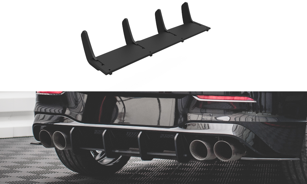 DIFFUSORE POSTERIORE STREET PRO ADATTO PER VOLKSWAGEN GOLF R MK8 2020