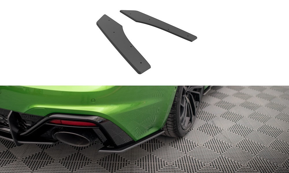 ⭐️Street Pro Rear Side Splitters Suitable For Audi RS5 F5 Facelift⭐️