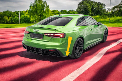 ⭐️Street Pro Rear Side Splitters Suitable For Audi RS5 F5 Facelift⭐️