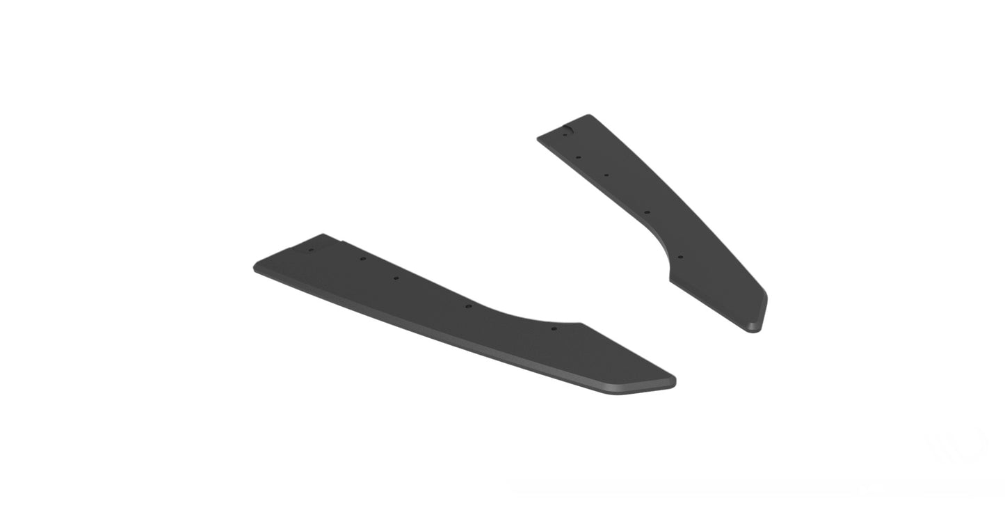 😍Street Pro Rear Side Splitters Suitable For Audi RS6 Avant C6😍