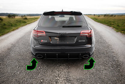🔥Splitter laterali posteriori Street Pro Audi RS6 Avant C6🔥