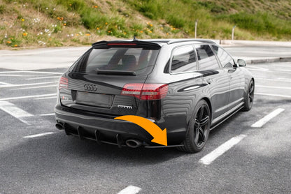😍Street Pro Rear Side Splitters Suitable For Audi RS6 Avant C6😍