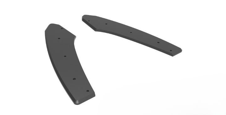 ⭐Street Pro Rear Side Splitter Suitable for Audi S3 Sedan 8Y⭐