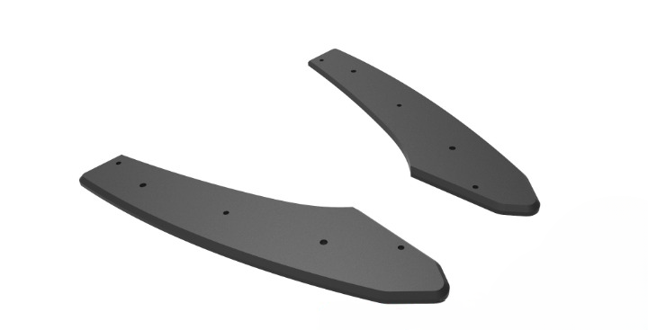 ⭐Street Pro Rear Side Splitter Suitable for Audi S3 Sedan 8Y⭐