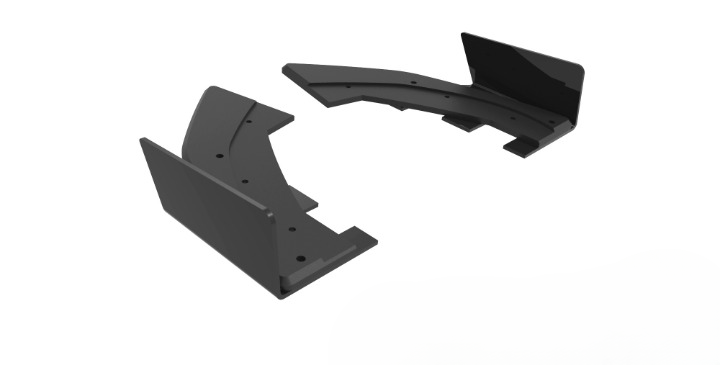 ⭐Street Pro Rear Side Splitters + Wings Audi RS3 Sportback 8Y⭐