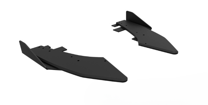 ⭐Street Pro Splitter Laterali Posteriori + Flap Audi S3 Berlina 8Y Facelift⭐