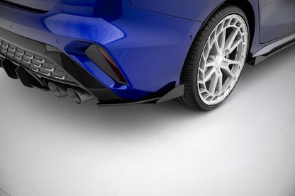 😎Splitter laterali posteriori Street Pro + flap per Audi S3 Sedan 8Y Facelift😎