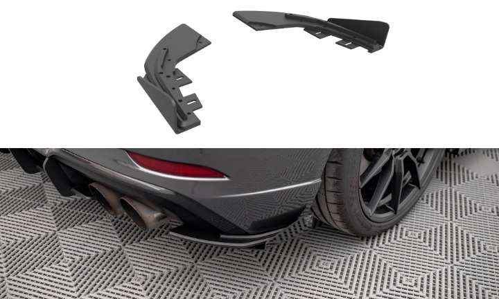 🔥Street Pro rear side splitters + Audi S3 Sportback 8V Facelift flaps🔥