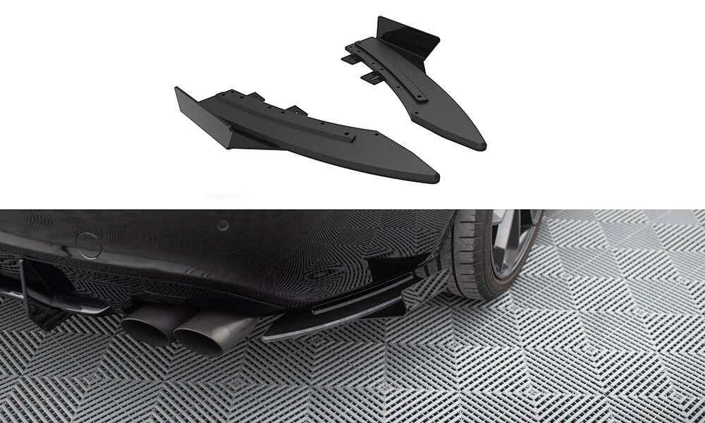😍Street Pro rear splitter+flap suitable for Audi S5/A5 S-Line Coupé😍