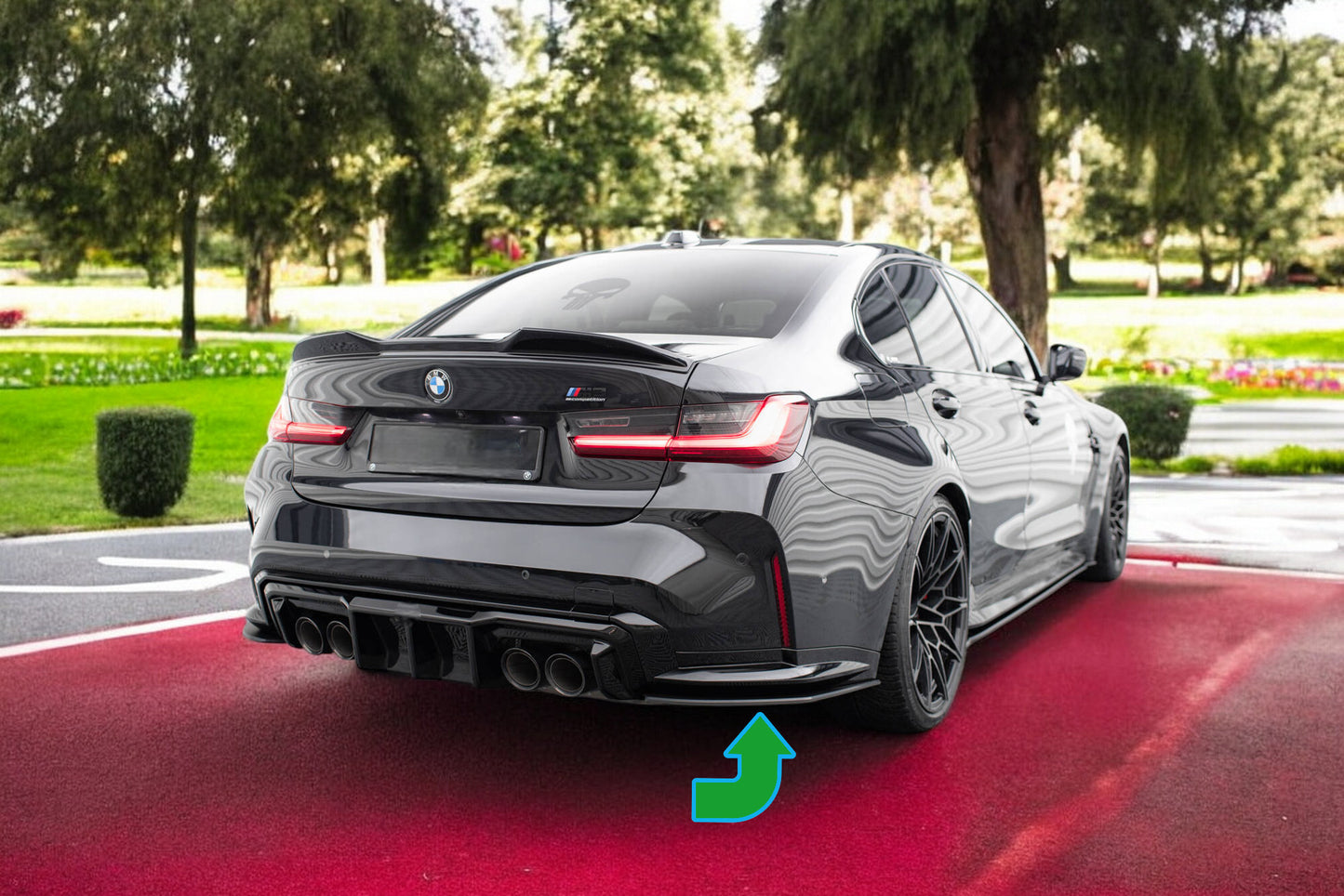 🔥Splitter Laterali Posteriori Street Pro V.2 BMW M3 G80🔥