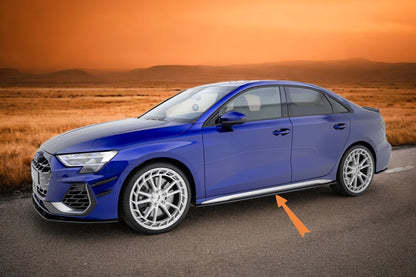 😎Minigonne laterali Street Pro Audi A3 S-Line Sedan / S3 Sedan 8Y Facelift😎