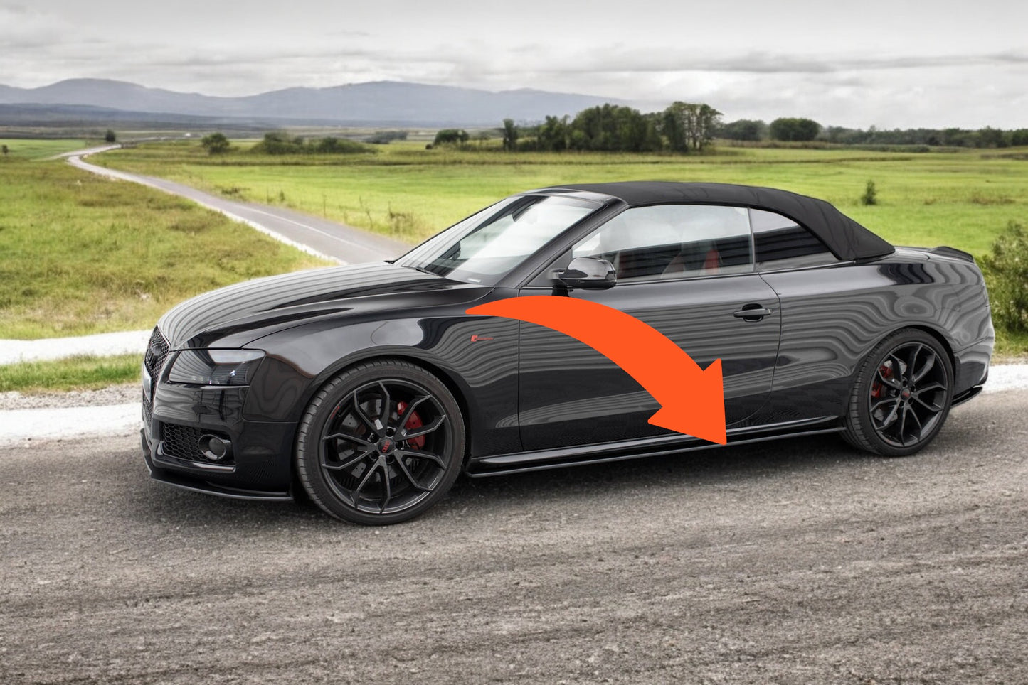 😍Street Pro Side Skirts Suitable For Audi A5/A5 S-Line/S5Coupe/Cabrio 8T😍