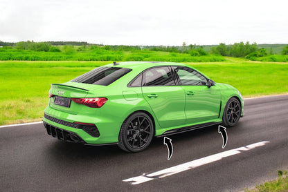 ⭐Street Pro Side Skirts Under Audi RS3 Sedan 8Y⭐