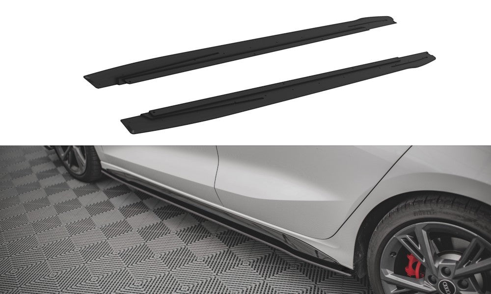 😎Street Pro Side Skirts Suitable For Audi S3/ A3 S-Line 8Y / 8Y Facelift😎