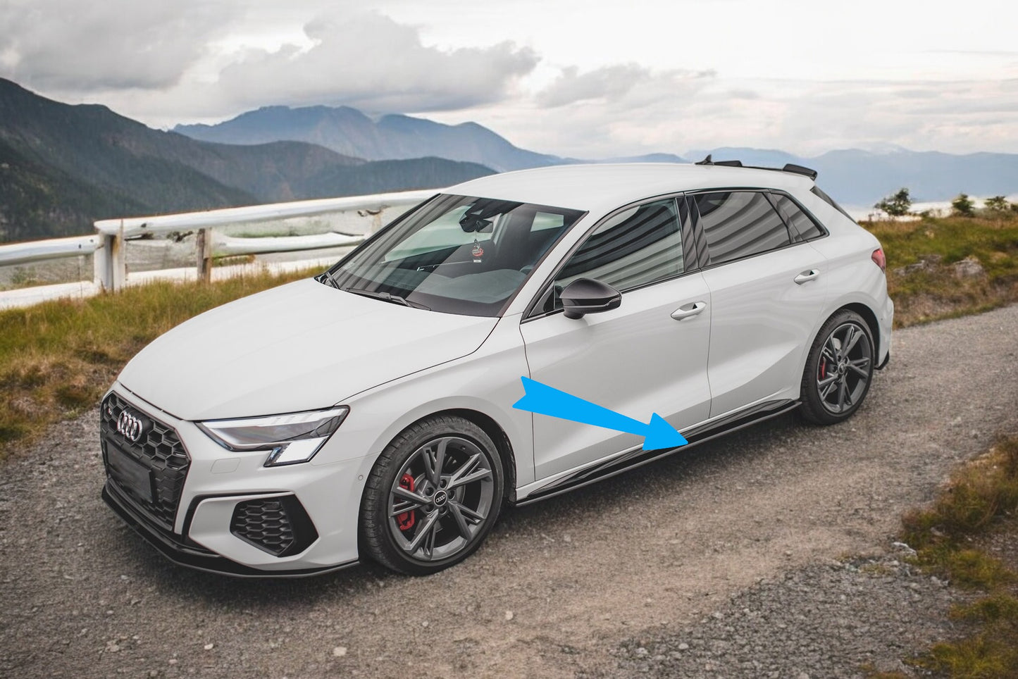 😎Street Pro Side Skirts Suitable For Audi S3/ A3 S-Line 8Y / 8Y Facelift😎