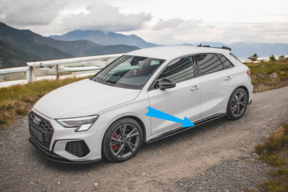 😎Street Pro Side Skirts Suitable For Audi S3/ A3 S-Line 8Y / 8Y Facelift😎