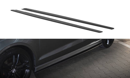😎Minigonne laterali Street Pro Adatto Per Audi S3 / A3 S-Line Sedan 8V😎