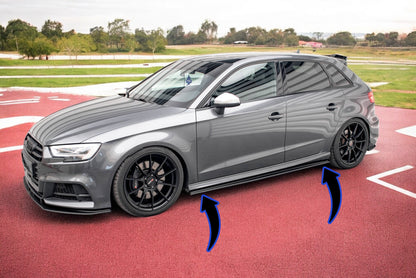 🔥Under Side Skirts Street Pro Audi S3 /A3 S-Line Sportback 8V Facelift🔥