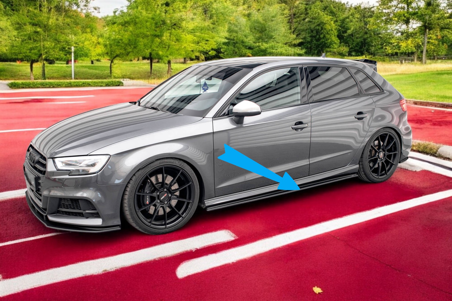 ⭐️Street Pro Side Skirts Suitable For Audi S3/A3 S-Line Sportback 8V⭐️