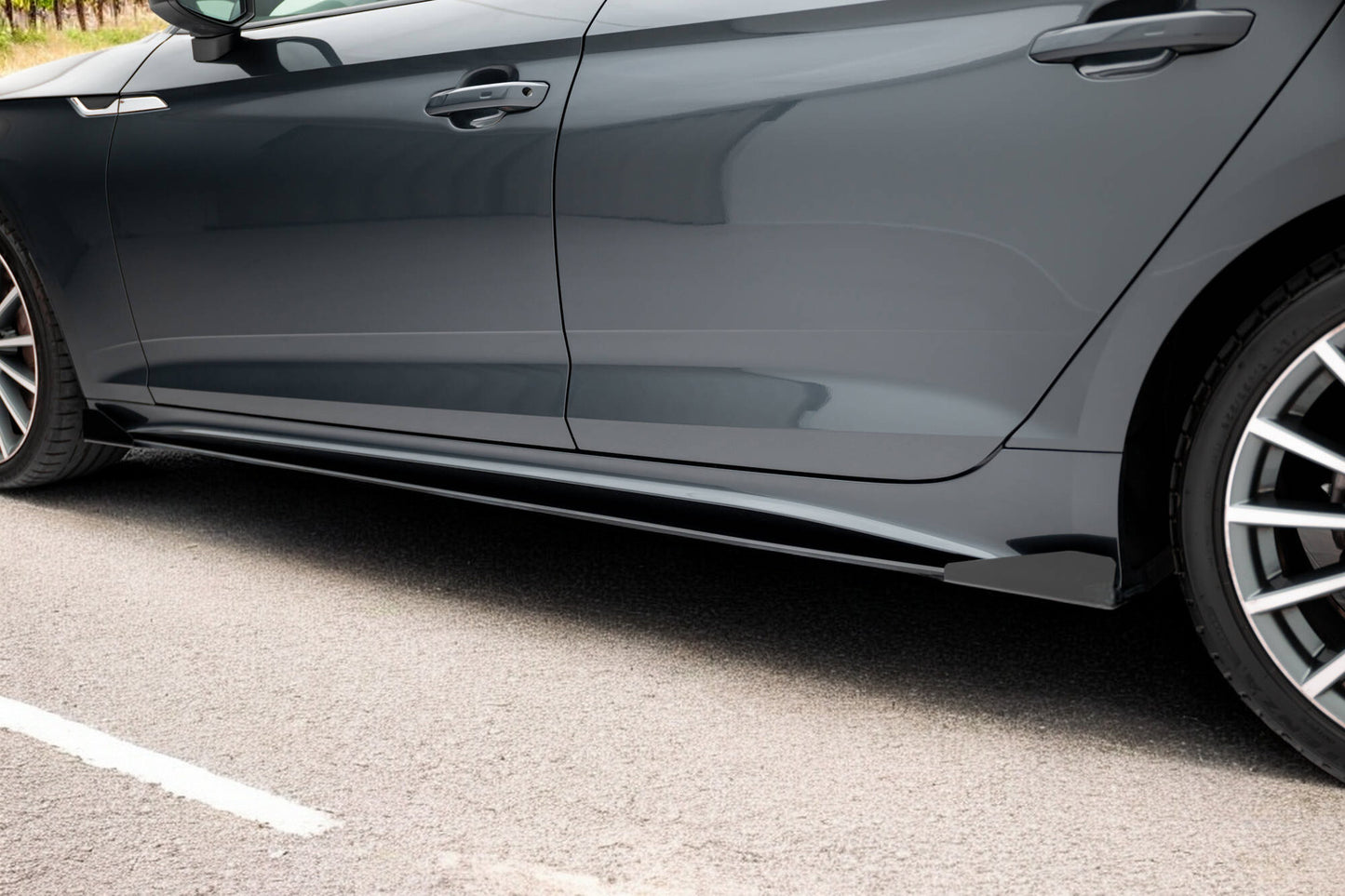 ✨Minigonne laterali Street Pro + flap Audi A5 Sportback F5 Facelift✨