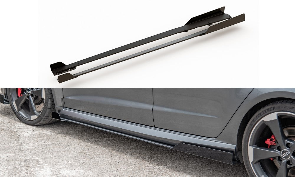🔥Street Pro Side Skirts + Wings Audi RS3 8V Sportback🔥