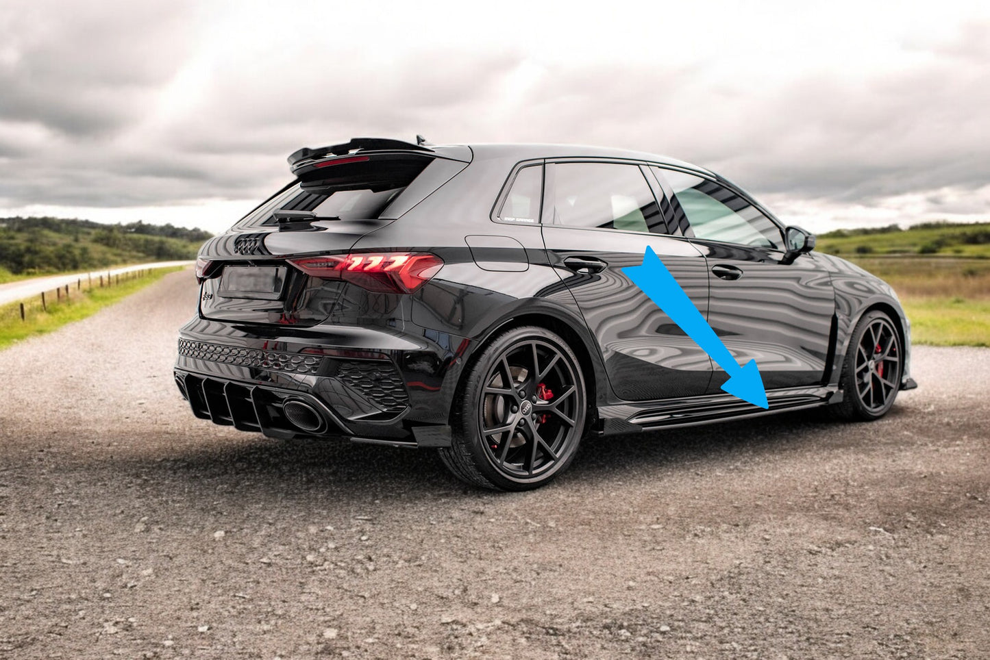 🤩Street Pro side skirts + spoilers suitable for Audi RS3 Sportback 8Y🤩