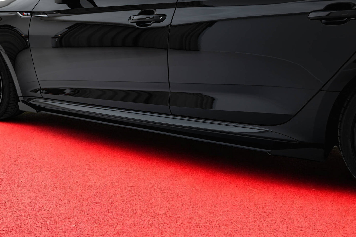 ⭐Street Pro Minigonne Laterali Diffusori + Flap Audi RS5 Sportback F5⭐