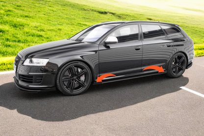 😍Street Pro Side Skirts + Wings Suitable for Audi RS6 Avant C6😍
