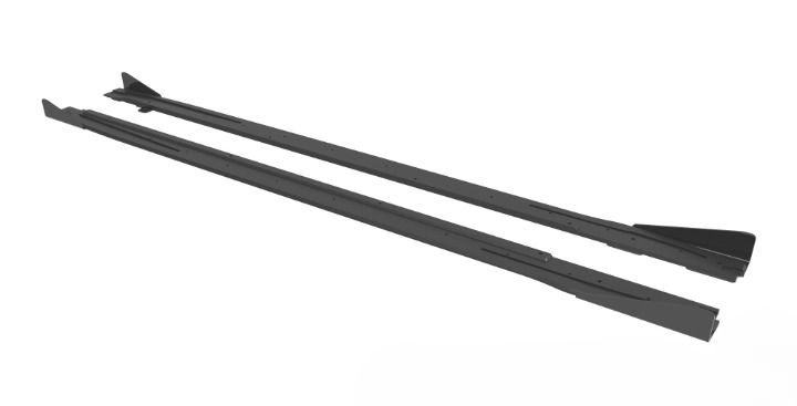 ⭐Minigonne laterali Street Pro+flap adatto per Audi S3/A3 S-Line 8Y/8Y Facelift⭐