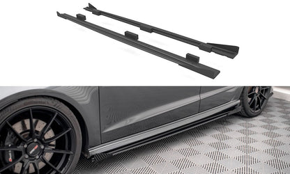 ⭐️Minigonne laterali Street Pro+flap Adatto Per Audi S3/A3 S-Line Sportback 8V⭐️