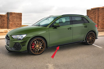😎Minigonne Street Pro+alette adatto per Audi S3 Sportbac /A3 S-line Sportback 8