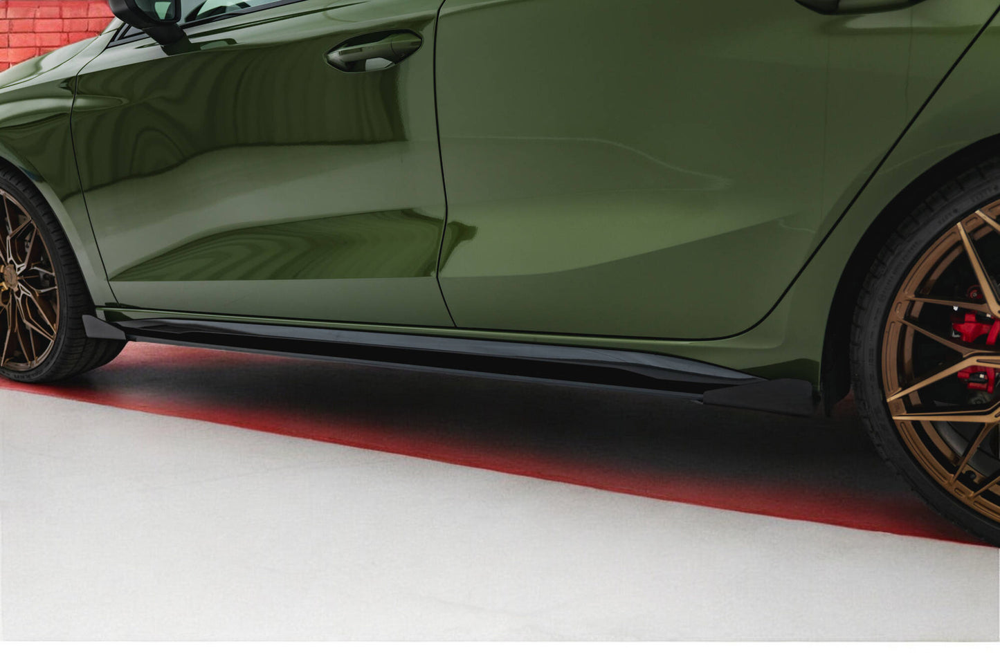 🔥Street Pro Side Skirts+Flap Audi S3 Sportback /A3 S-line Sportback 8Y🔥